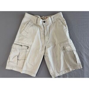 Levi's Cargo Shorts Mens 30 Beige Y2k Relaxed Fit Utility Outdoor Casual Pockets